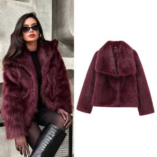 Women's Fur Coat Women