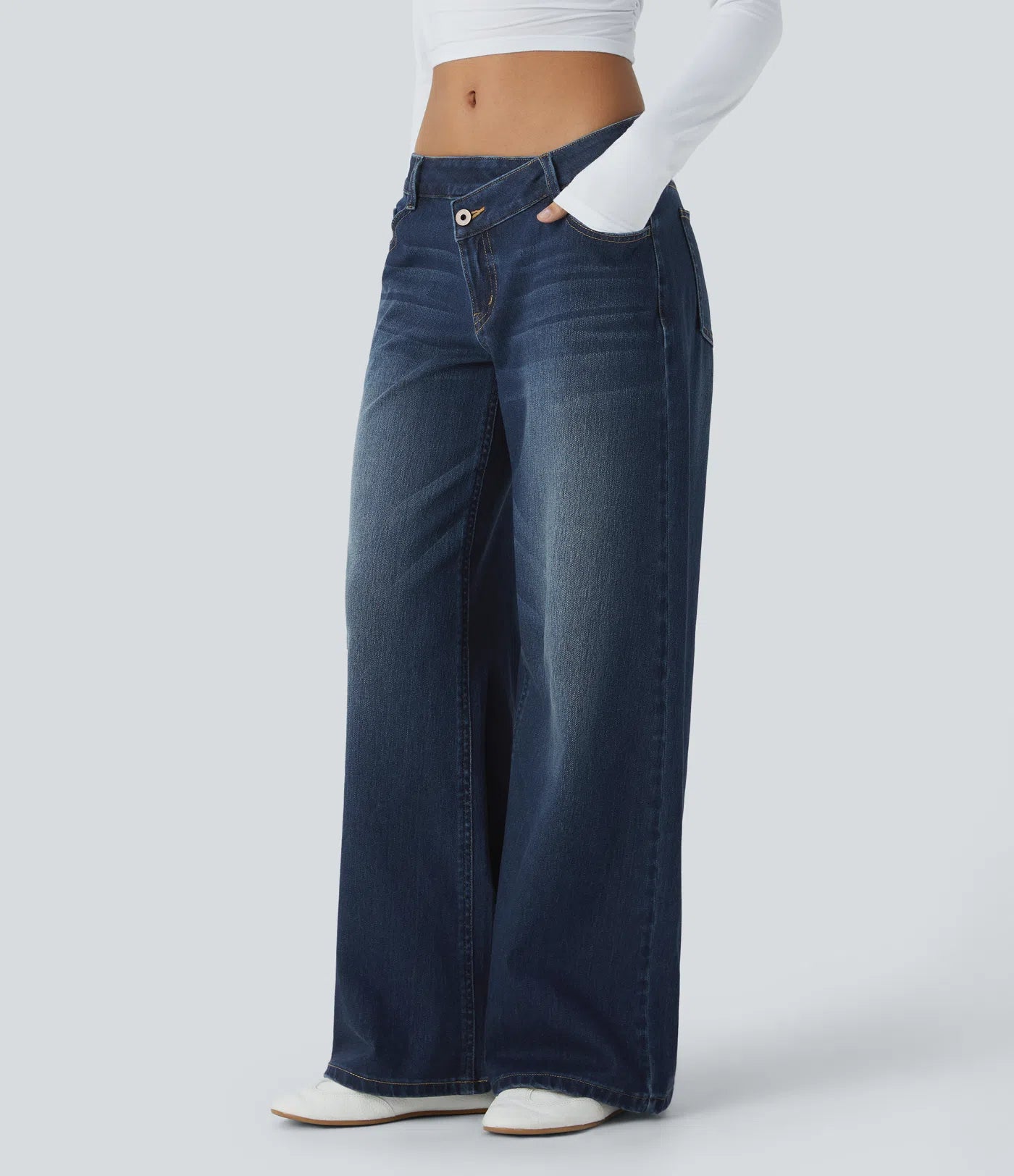Flex Wide-Leg Jeans