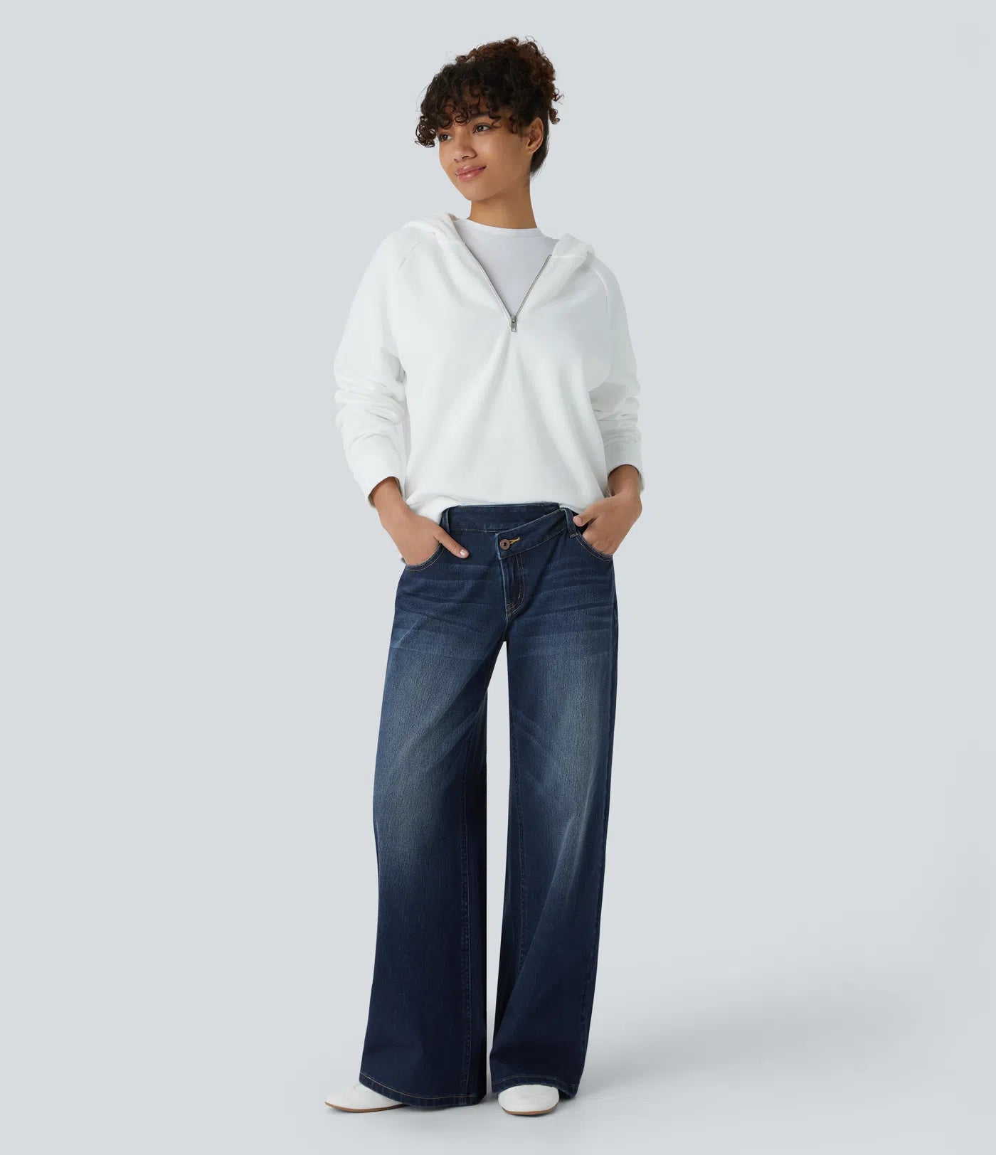 Flex Wide-Leg Jeans