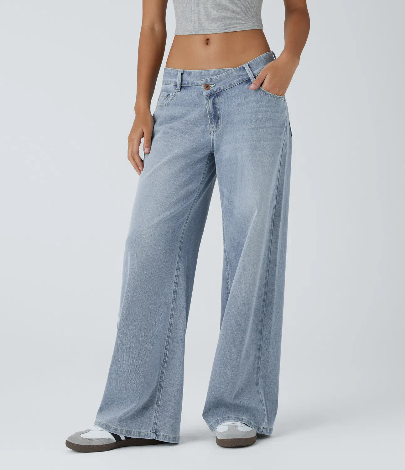 Flex Wide-Leg Jeans