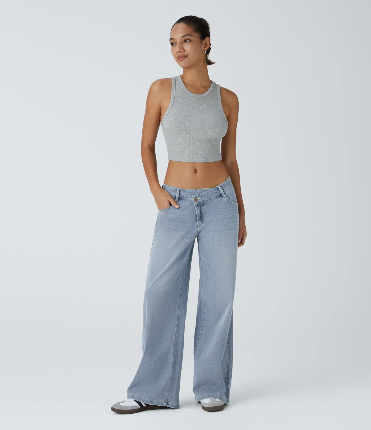 Flex Wide-Leg Jeans