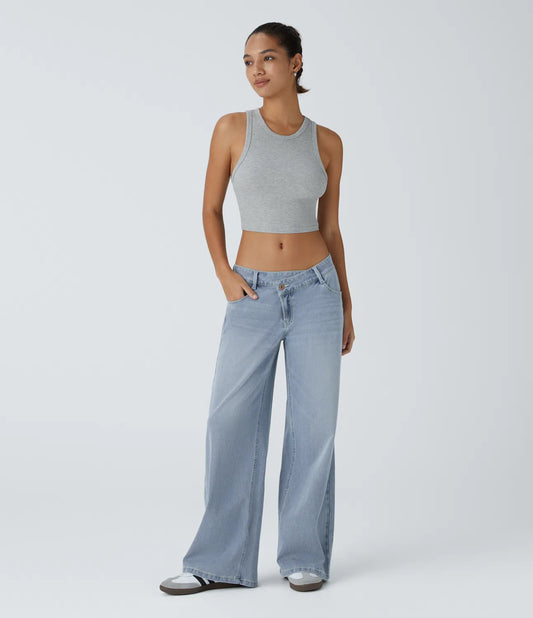 Flex Wide-Leg Jeans