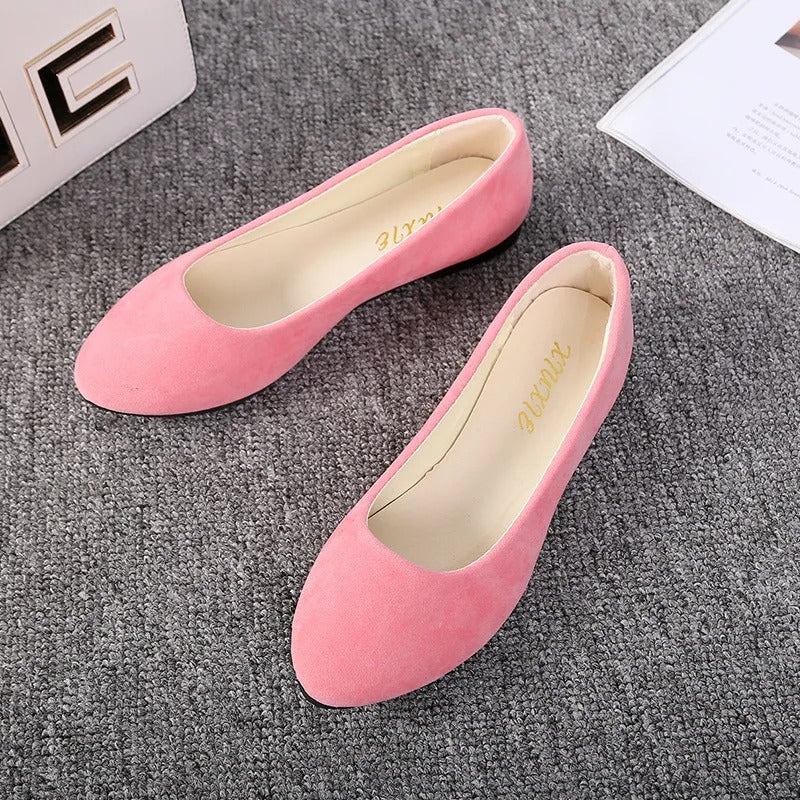 Plus Size 35-43 Women Flats Slip