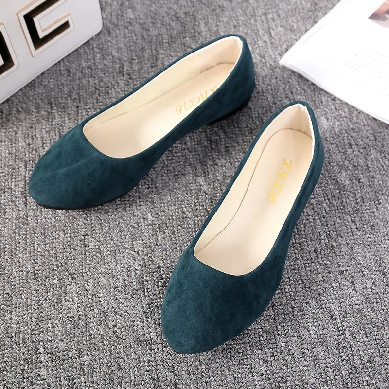 Plus Size 35-43 Women Flats Slip