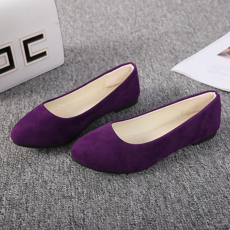 Plus Size 35-43 Women Flats Slip