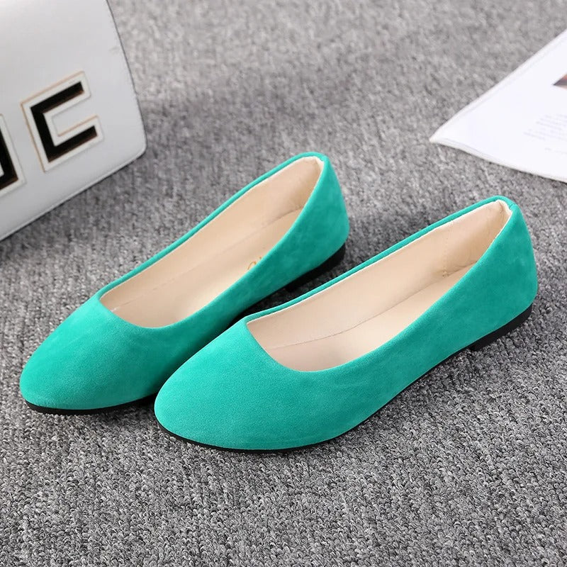 Plus Size 35-43 Women Flats Slip