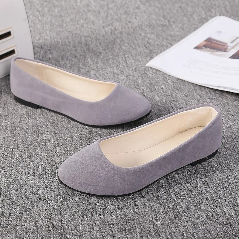 Plus Size 35-43 Women Flats Slip