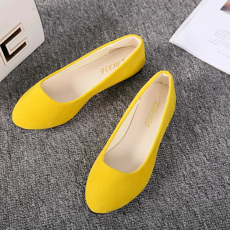 Plus Size 35-43 Women Flats Slip