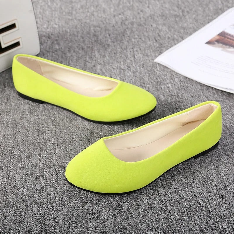 Plus Size 35-43 Women Flats Slip