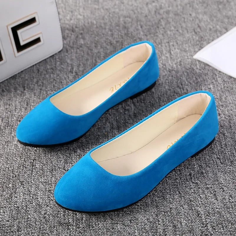 Plus Size 35-43 Women Flats Slip