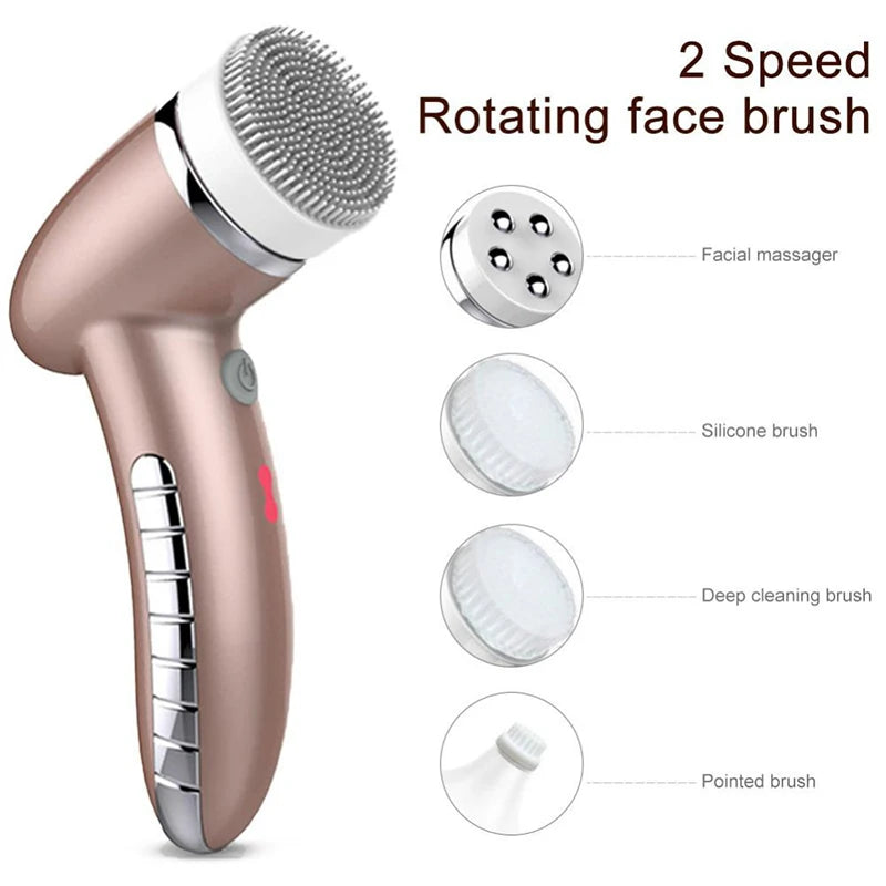 Facial Cleansing Brush 360 Degree Rotation