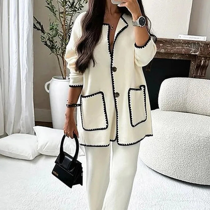 Hepburn Suit Shirt And Blouses Cardigan Top