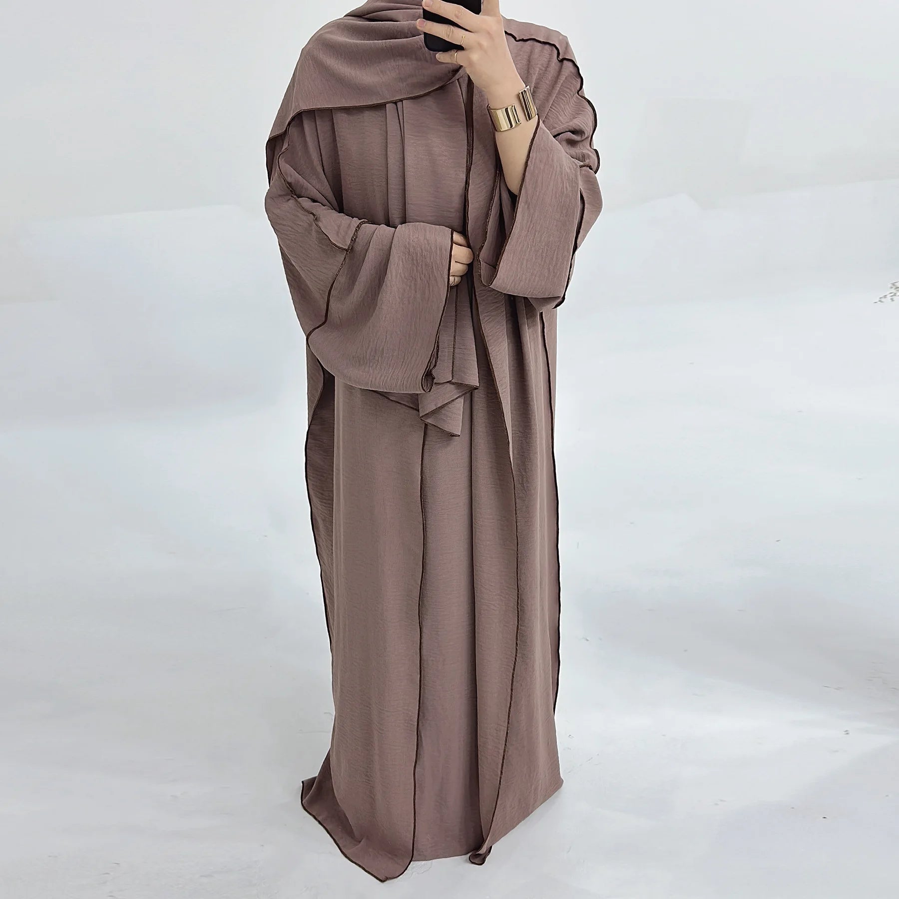 Elegant Modest Luxury Abaya Set