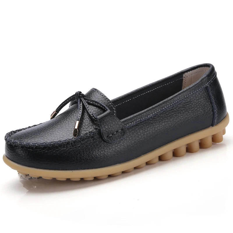 Shoes Ballet Flat Sneakers Genuine Leather