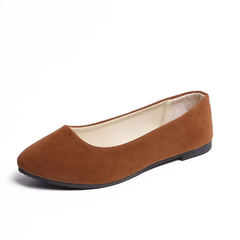 Plus Size 35-43 Women Flats Slip