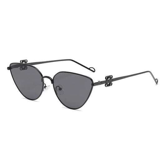 Sunglasses High-end cat's eye metal sunglasses