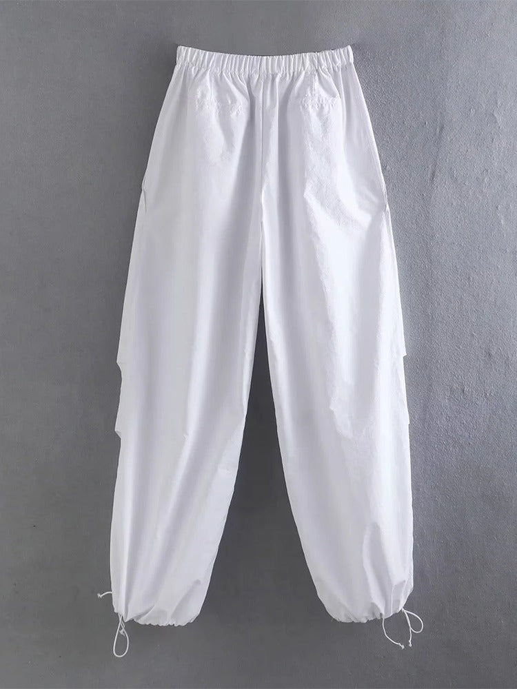 Women Fashion Parachute Cargo Pants