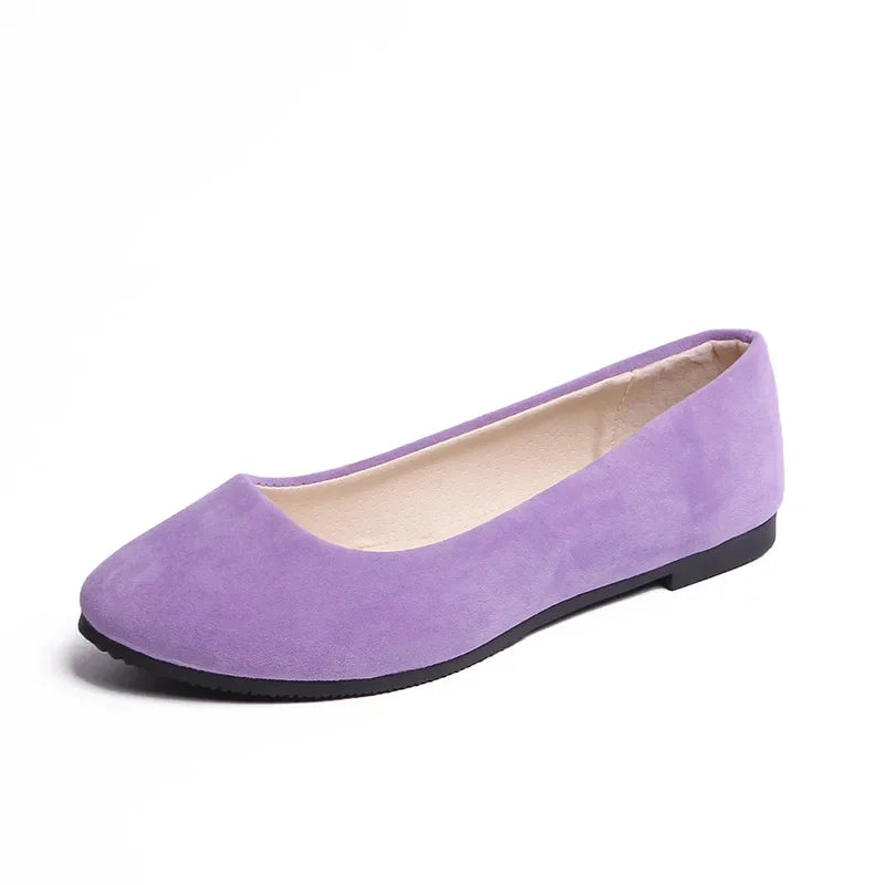 Plus Size 35-43 Women Flats Slip