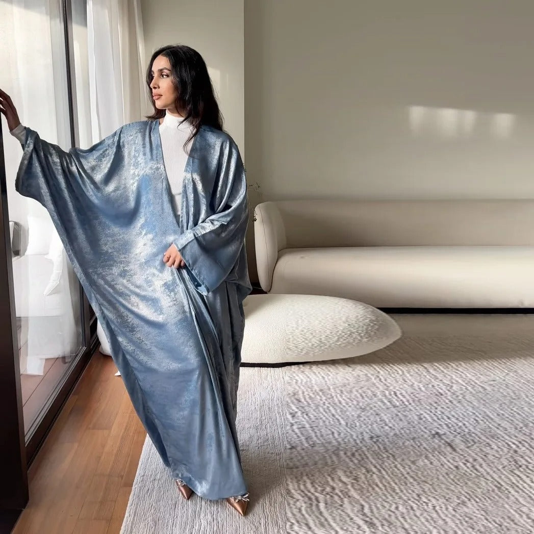 Open Sleeves Trend Long Abaya Robes