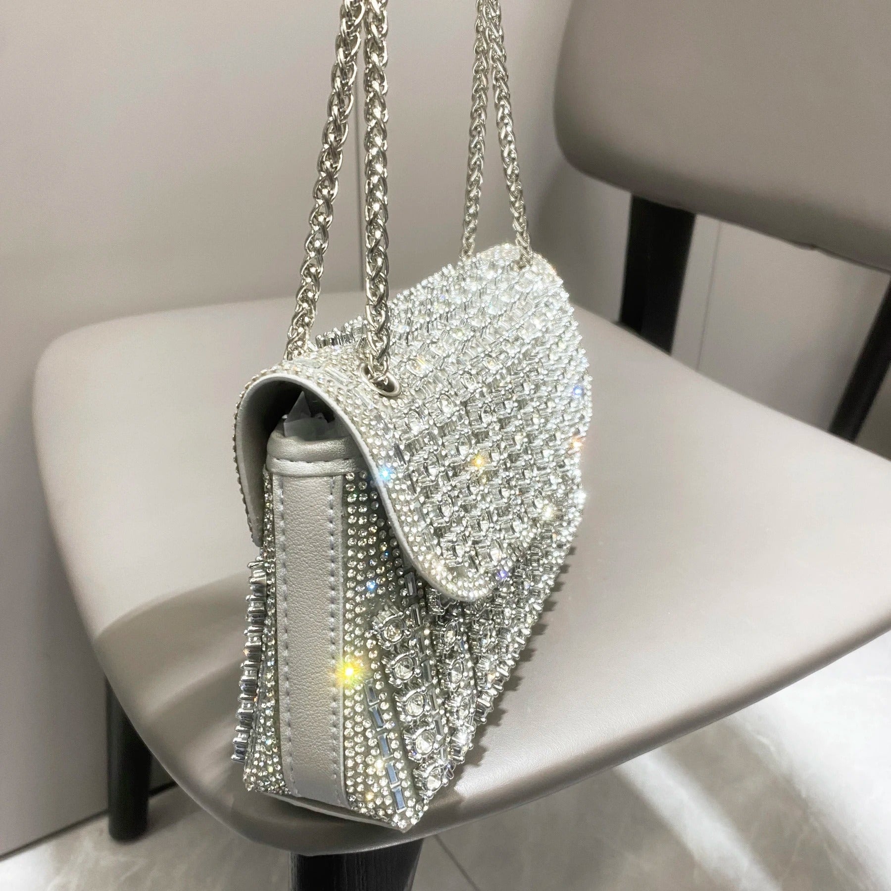 Rhinestones Evening clutch Bag