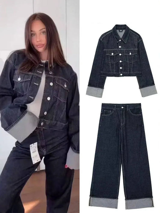 Women's Street Denim Suit