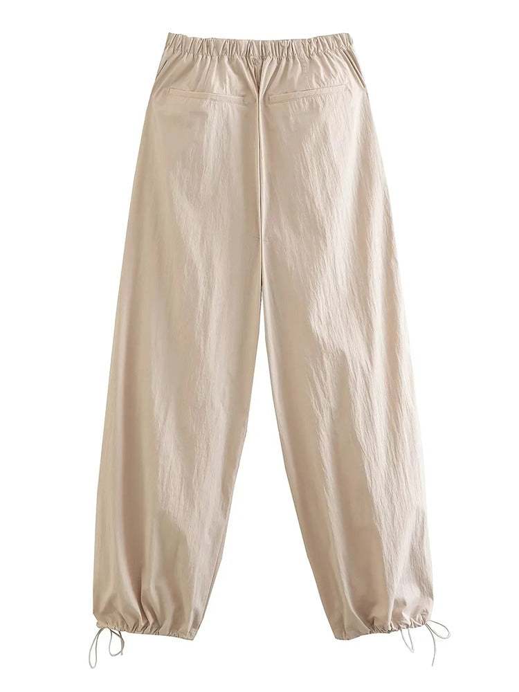 Women Fashion Parachute Cargo Pants