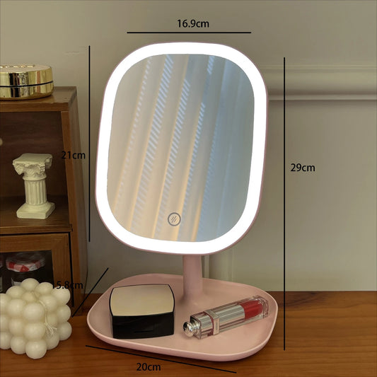 Adjustable Three-color Light Vanity Mirror