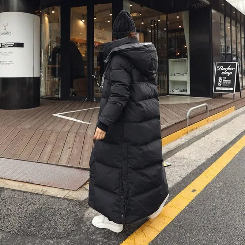 Down Parka Super Long Jacket Female