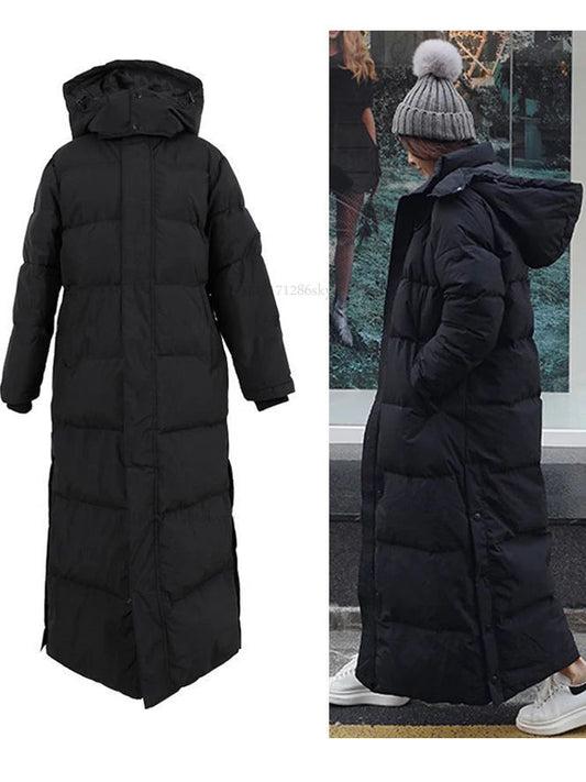 Dons Parka Super Lange Jas Dames