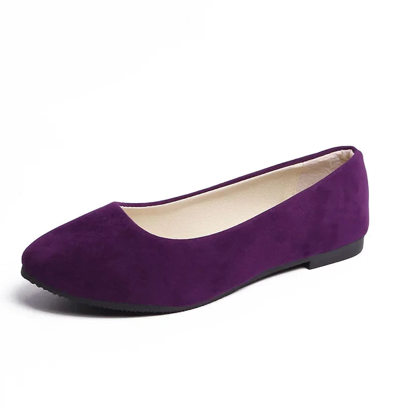 Plus Size 35-43 Women Flats Slip