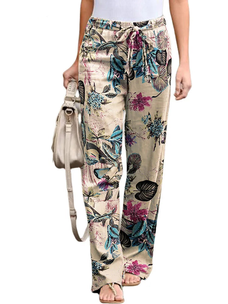 Women Bohemian Pure Cotton Pants