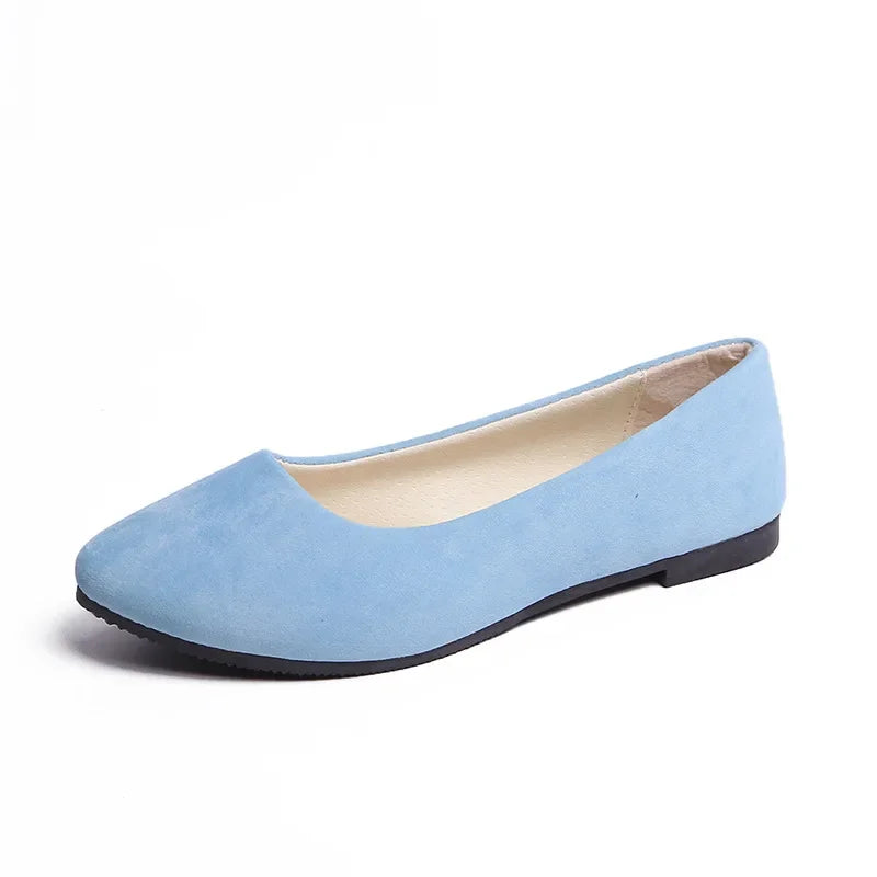 Plus Size 35-43 Women Flats Slip