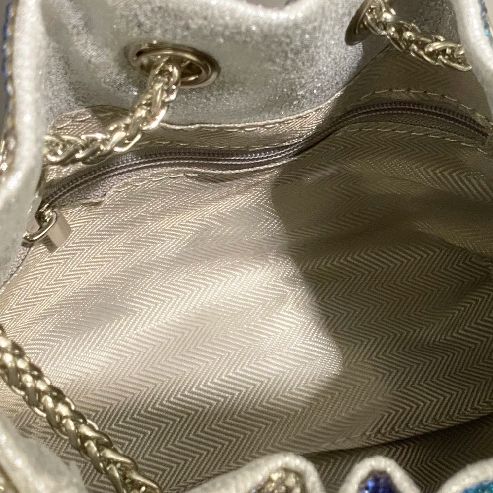 Bucket clutch purse Crystal bag