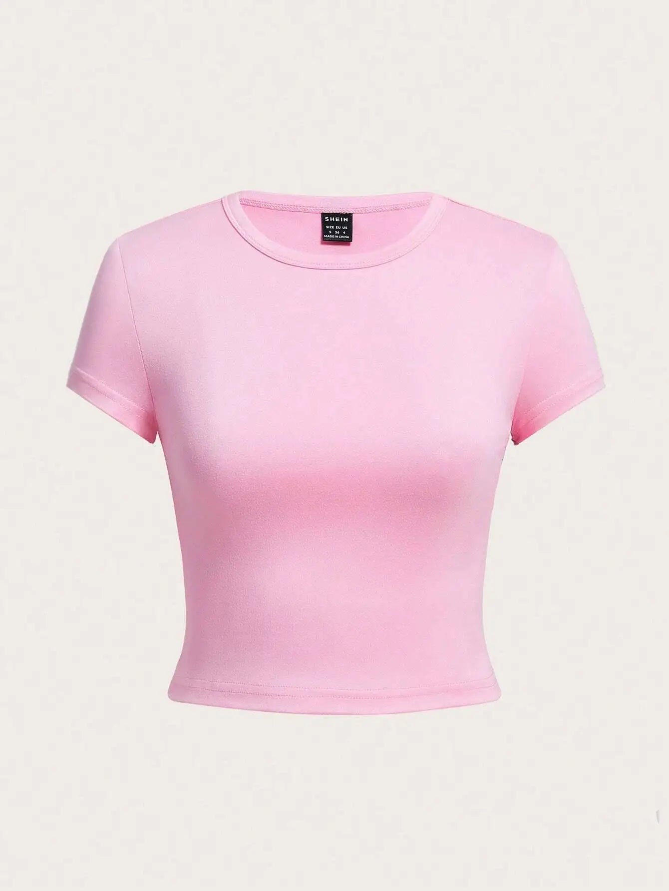 High Elastic Viscose T-Shirt Soft O-Neck Sporty Tees