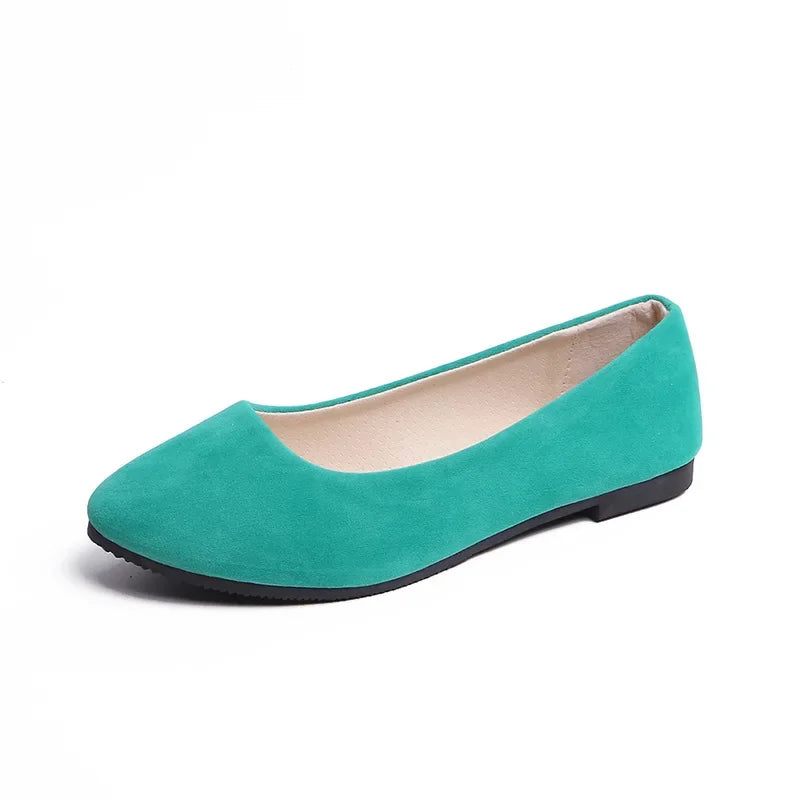 Plus Size 35-43 Women Flats Slip