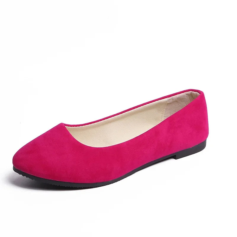 Plus Size 35-43 Women Flats Slip