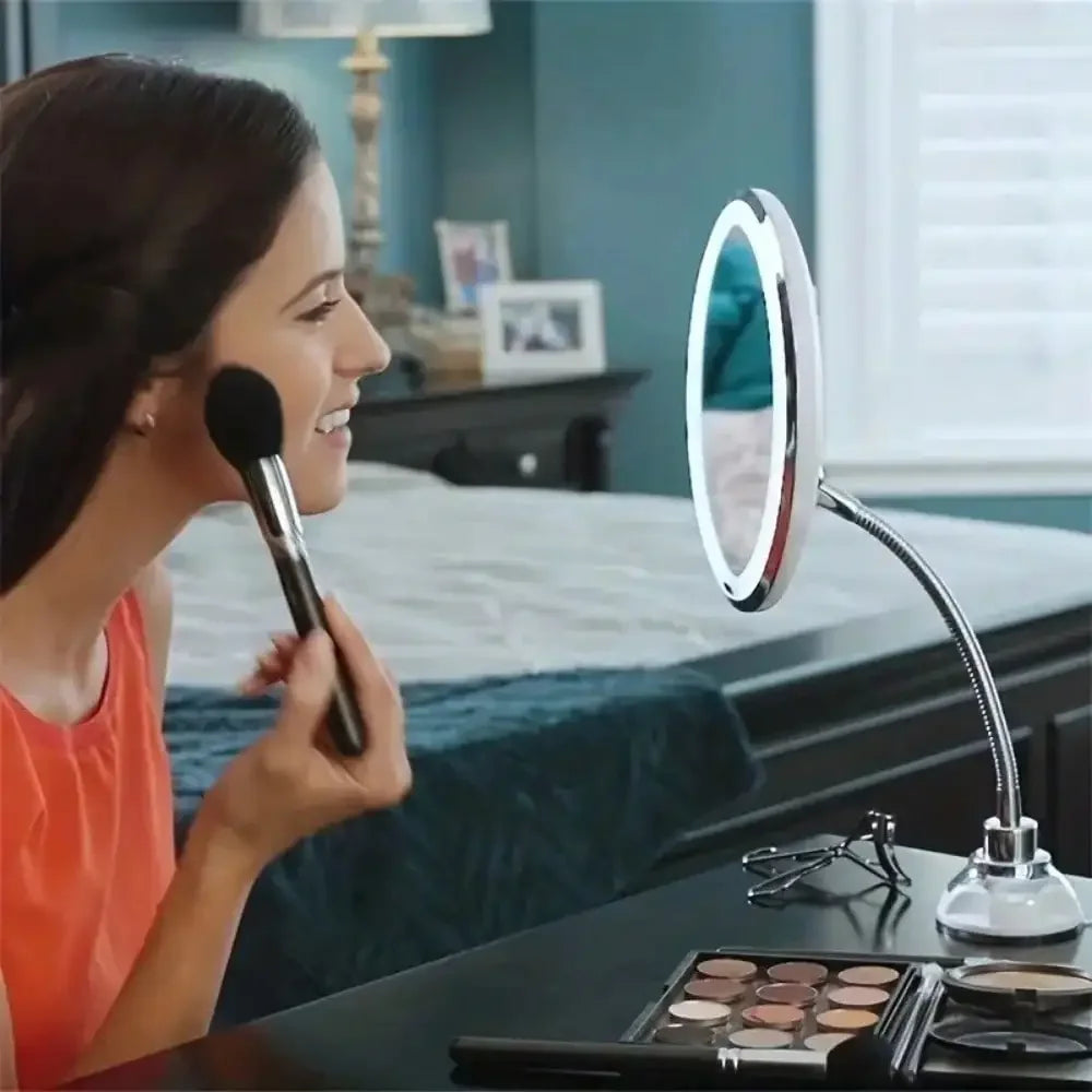 Flexible Makeup Mirror with LED Light