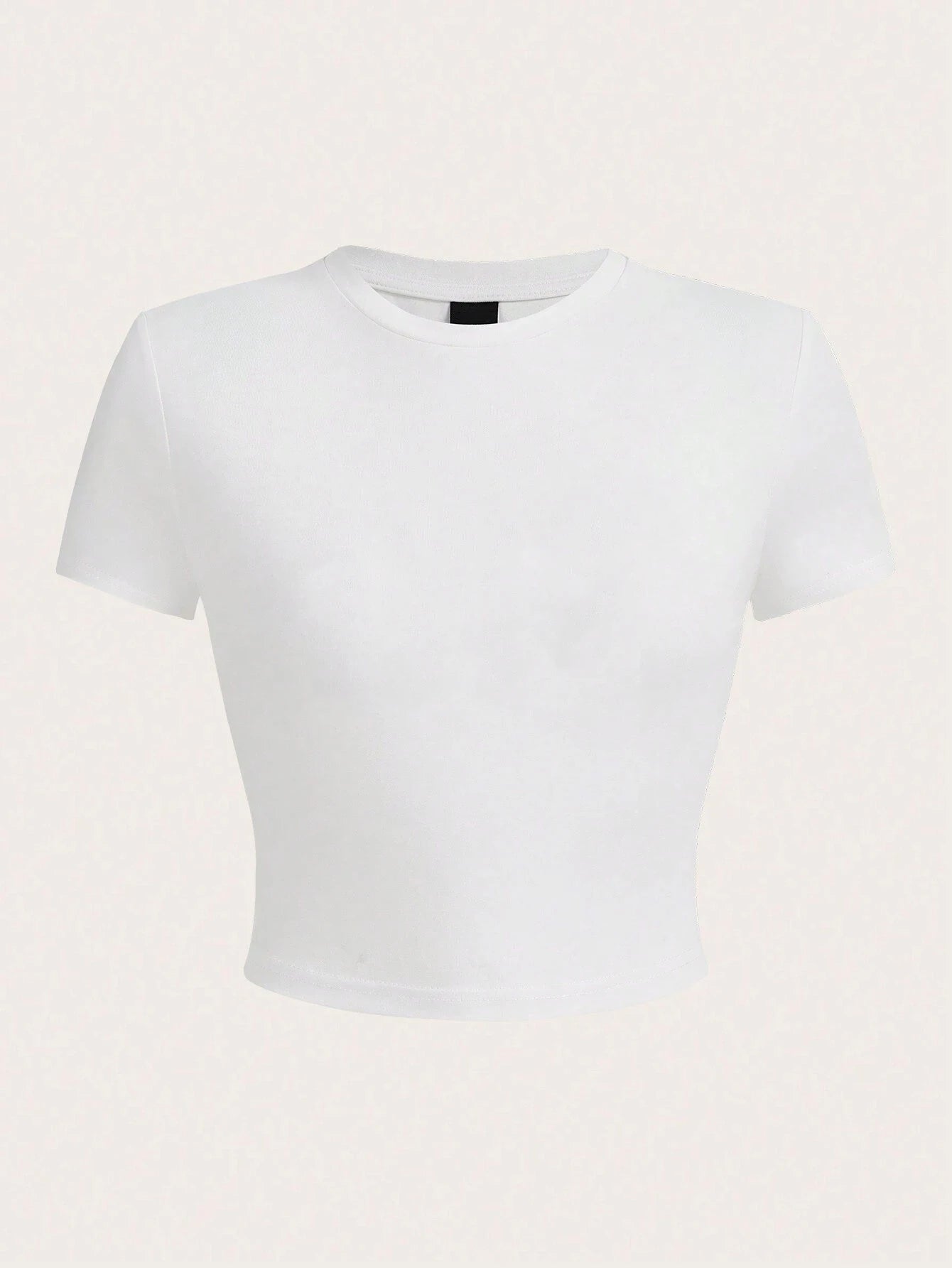 High Elastic Viscose T-Shirt Soft O-Neck Sporty Tees