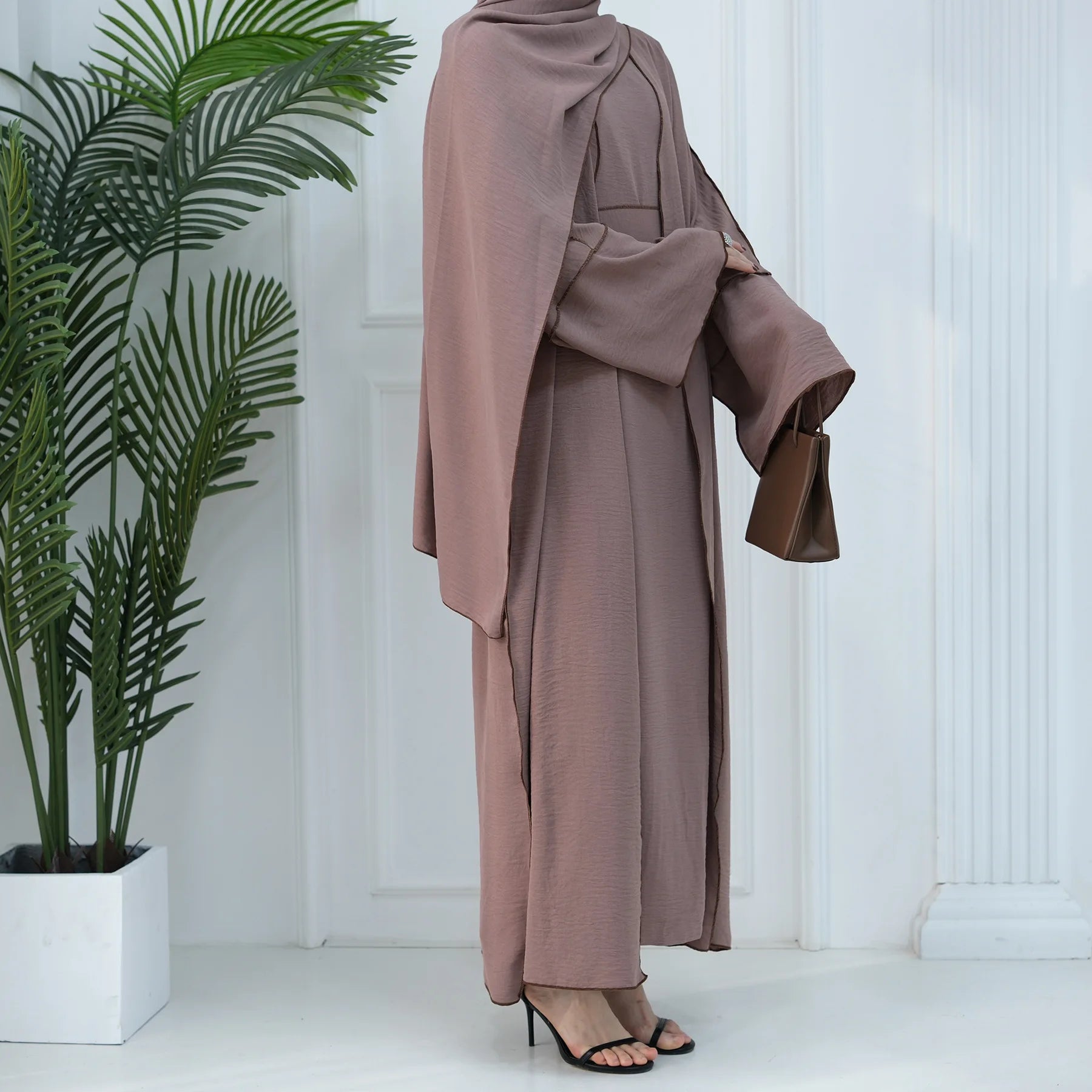 Elegant Modest Luxury Abaya Set