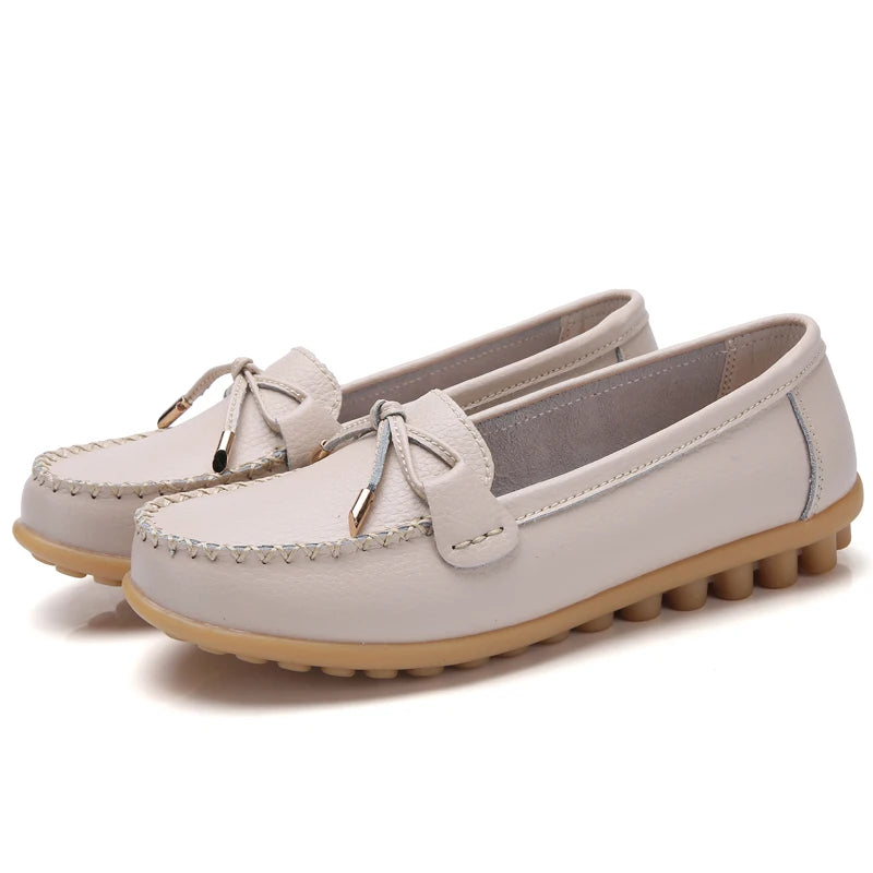 Shoes Ballet Flat Sneakers Genuine Leather