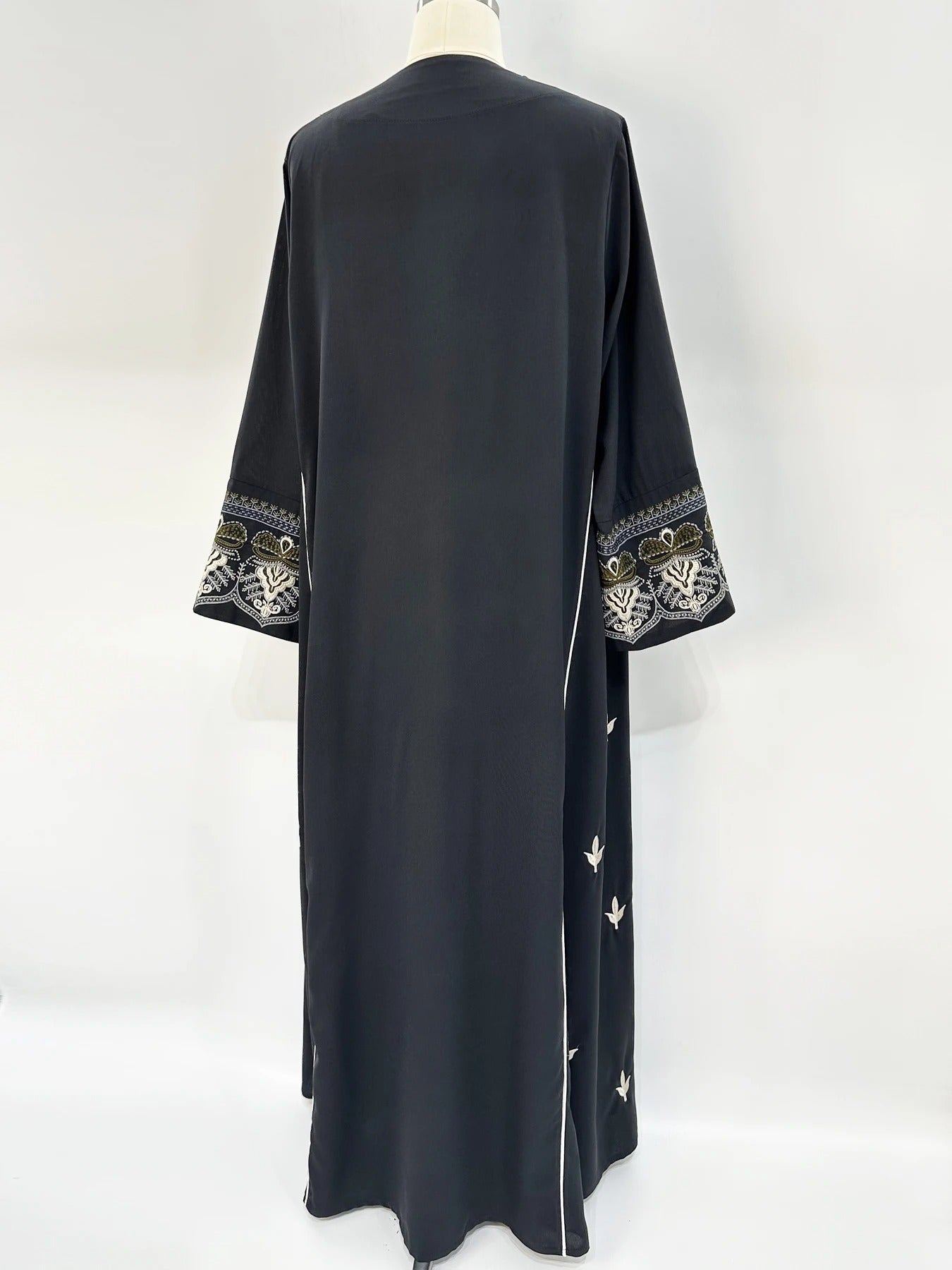 Cardigan Embroidery Open Abaya