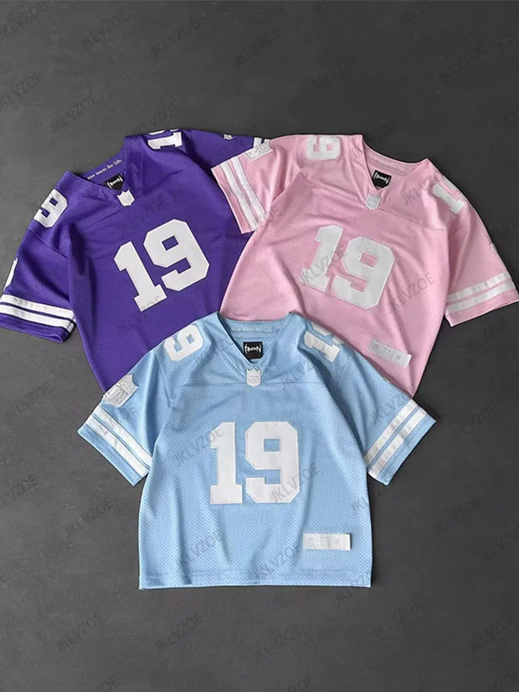 Football Jerseys Casual Loose V-Neck