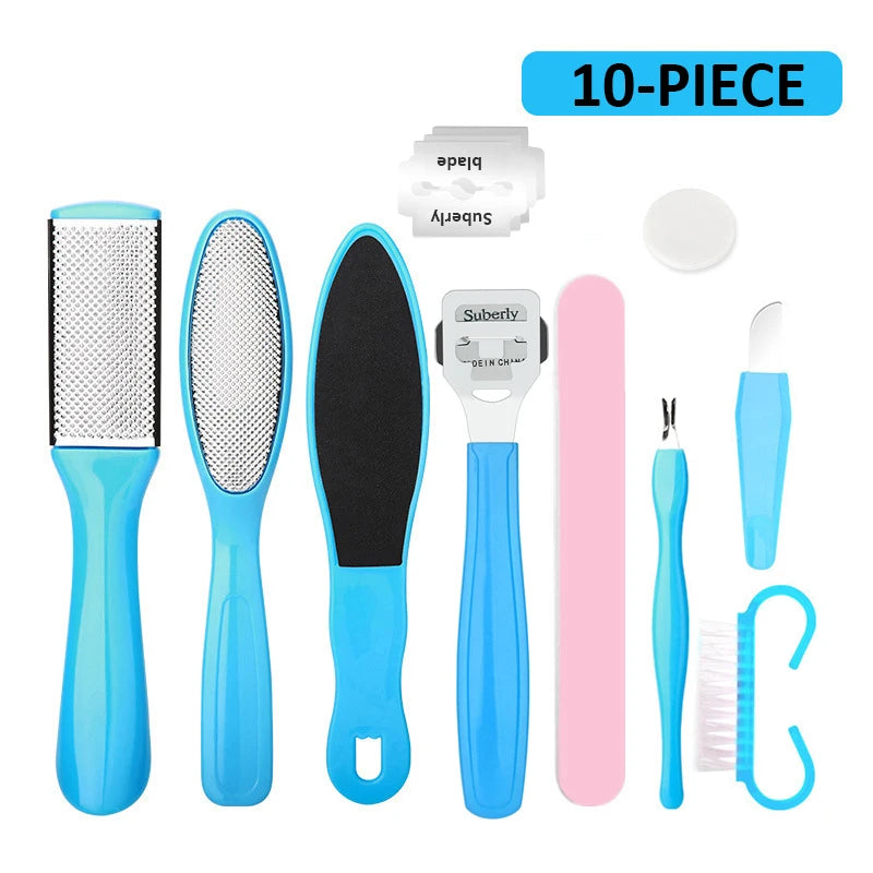 Hot Sale 8/10 in 1 Foot Pedicure Tools Kit