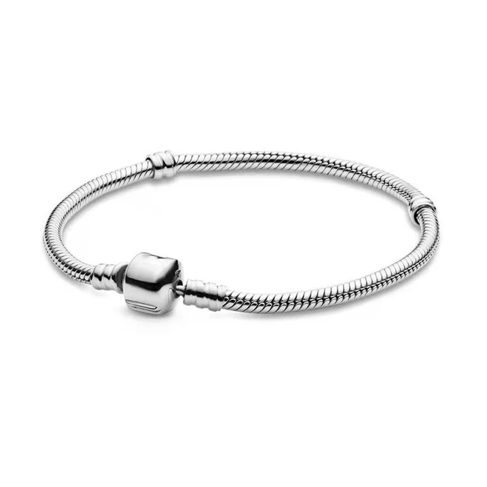 Silver Bracelet Snake Bone Chain