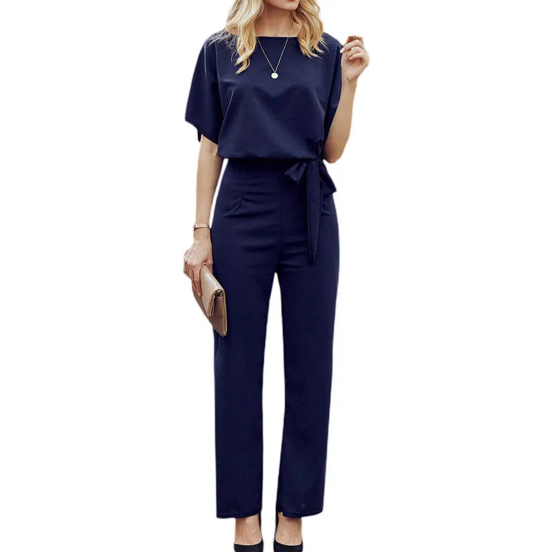 Women Romper Jumpsuit Office Ladies