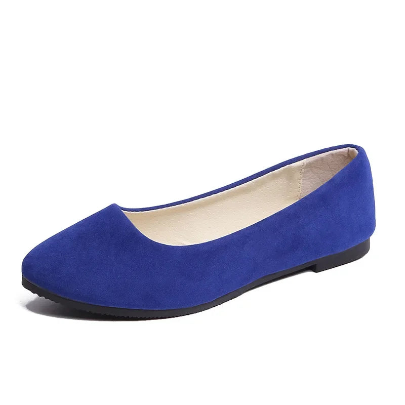 Plus Size 35-43 Women Flats Slip