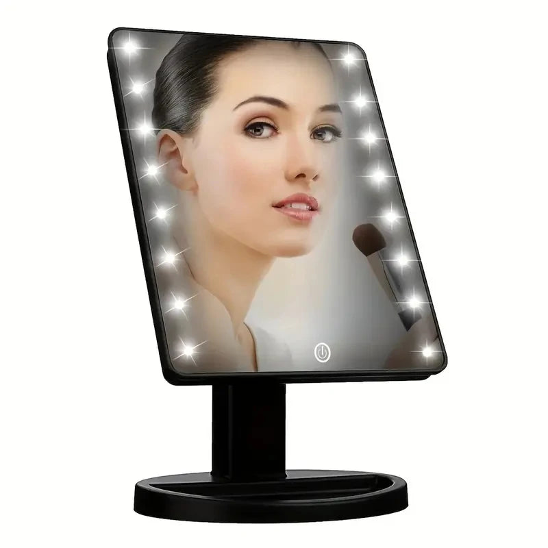 Square Lighted Makeup Mirror