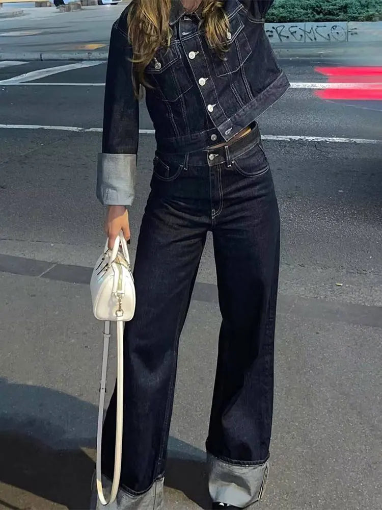 Women's Street Denim Suit