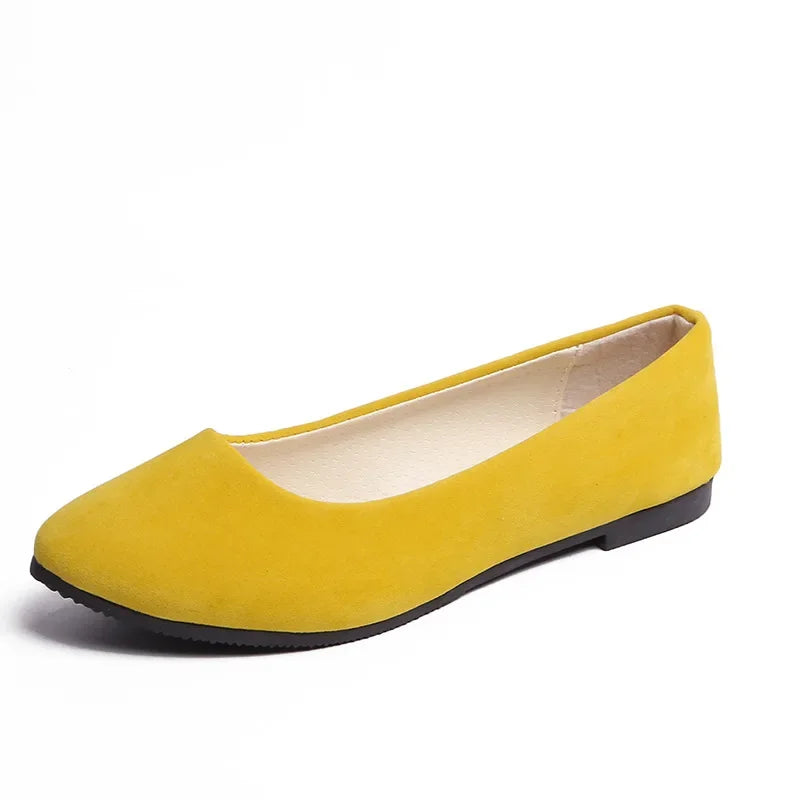 Plus Size 35-43 Women Flats Slip