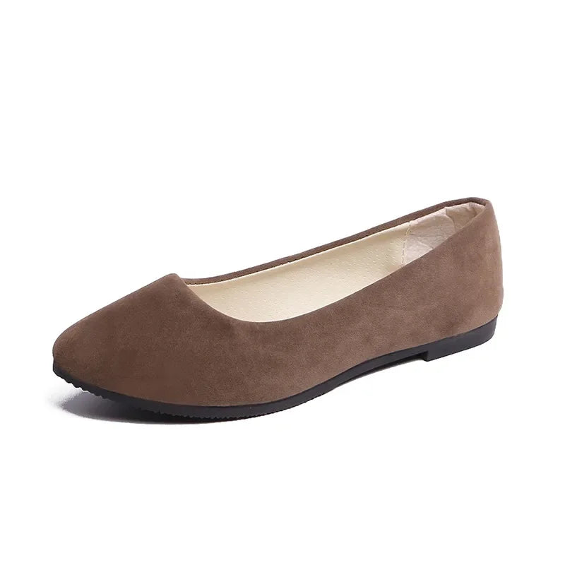 Plus Size 35-43 Women Flats Slip